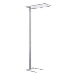 Performance Lighting LED Stehleuchte Spittler SL720, inkl. Tageslichtsensor, indirekt/direkt leuchtend, 8940 lm, weiss-aluminium