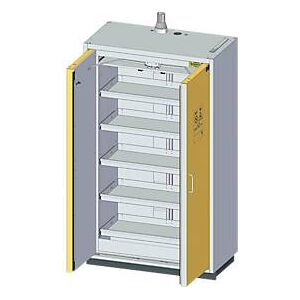Dueperthal Sicherheitsschrank mit Flügeltürtechnik und Auszugsböden H/B (mm): 2085/1194