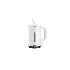 Braun Wasserkocher WK 1100 WH, mit Kalkfilter, 1,7 Liter, weiss