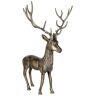 . Deko-Hirsch Deer XL; 43x81.5x56 cm (BxHxT); gold