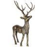 . Deko-Hirsch Deer L; 28x58.5x40.5 cm (BxHxT); gold