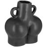 . Vase Tamo; 16.5x11.8x19 cm (LxBxH); schwarz