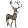 . Deko-Hirsch Deer M; 20.5x45.75x30.5 cm (BxHxT); gold