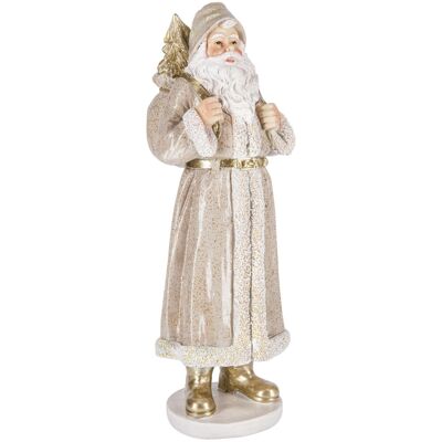 Vega Yoshiko Santa Figur - Weiß/Beige/Gold - Dekorativ Vega Yoshiko Santa Figur - Weiß/Beige/Gold - Dekorativ
