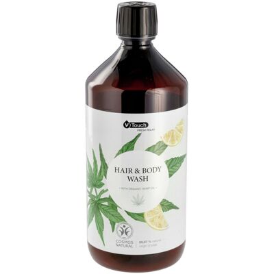 V-Touch Bio-Hanf 2-in-1 Shampoo & Duschgel - Haare & Körper V-Touch Bio-Hanf 2-in-1 Shampoo & Duschgel - Haare & Körper