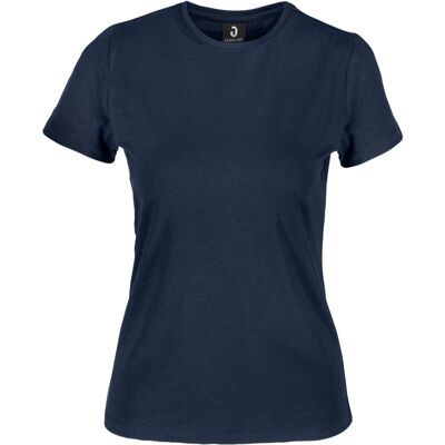 JOBELINE Damen T-Shirt Malme Kurzarm; Kleidergrösse L; navy JOBELINE Damen T-Shirt Malme Kurzarm; Kleidergrösse L; navy