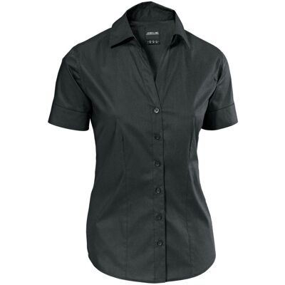 JOBELINE Damen Bluse Cecaria Kurzarm; Kleidergrösse 46; schwarz JOBELINE Damen Bluse Cecaria Kurzarm; Kleidergrösse 46; schwarz