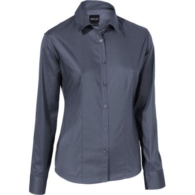 JOBELINE Damen Bluse Cecaria Langarm; Kleidergrösse 40; graphit JOBELINE Damen Bluse Cecaria Langarm; Kleidergrösse 40; graphit