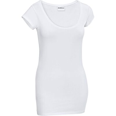 PULSIVA Damenshirt Double Crew; Kleidergrösse XS; weiss; 2 Stück / Pack PULSIVA Damenshirt Double Crew; Kleidergrösse XS; weiss; 2 Stück / Pack
