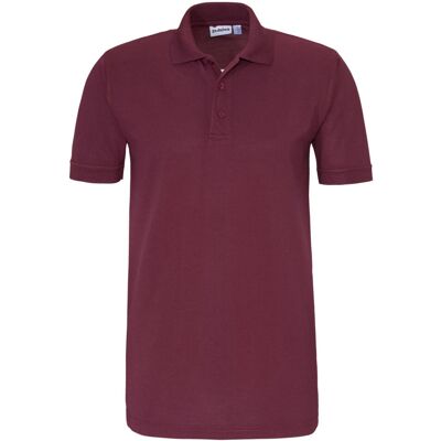 PULSIVA Herren Polo-Shirt Sunny Halbarm; Kleidergrösse 2XL; bordeaux PULSIVA Herren Polo-Shirt Sunny Halbarm; Kleidergrösse 2XL; bordeaux