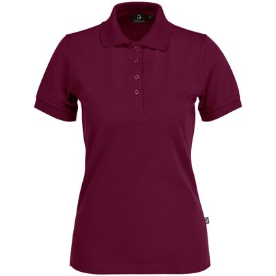 JOBELINE Damen Poloshirt Fly Kurzarm; Kleidergrösse S; bordeaux JOBELINE Damen Poloshirt Fly Kurzarm; Kleidergrösse S; bordeaux