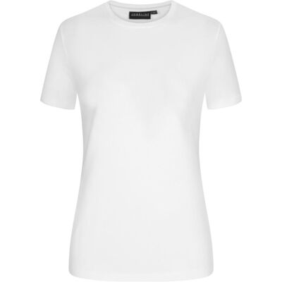JOBELINE Damen T-Shirt Malme Kurzarm; Kleidergrösse XS; weiss JOBELINE Damen T-Shirt Malme Kurzarm; Kleidergrösse XS; weiss