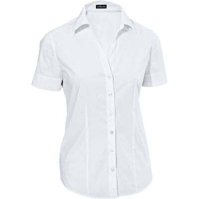 JOBELINE Damen Bluse Cecaria Kurzarm; Kleidergrösse 50; weiss JOBELINE Damen Bluse Cecaria Kurzarm; Kleidergrösse 50; weiss