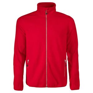 Printer Active Wear Herren-Fleecejacke Fynn; Kleidergrösse XL; rot