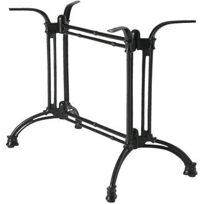 VEGA Indoor Doppel-Tischgestell Solenzo; 80x48x72 cm (BxLxH); schwarz; rechteckig VEGA Indoor Doppel-Tischgestell Solenzo; 80x48x72 cm (BxLxH); schwarz; rechteckig