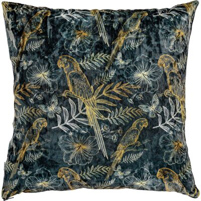 VEGA Dekokissenbezug Floral; 40x40 cm (BxL); blau; quadratisch VEGA Dekokissenbezug Floral; 40x40 cm (BxL); blau; quadratisch
