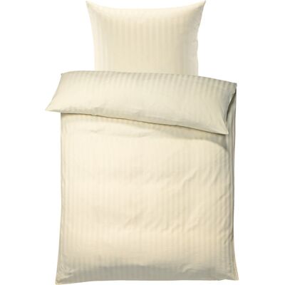 PULSIVA Bettwäsche-Sets Satina 20 mm; 155x220 cm (BxL), 80x80 cm (LxB); champagner PULSIVA Bettwäsche-Sets Satina 20 mm; 155x220 cm (BxL), 80x80 cm (LxB); champagner