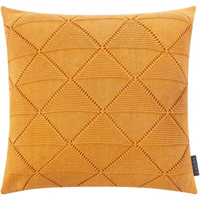 MAGMA Purl Dekokissenhülle - 50x50 cm - Gelb MAGMA Purl Dekokissenhülle - 50x50 cm - Gelb