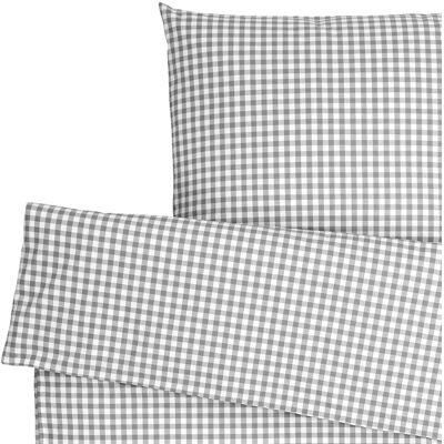 ERWIN M. Bettwäsche-Set Tux Hotelverschluss; 140x200 cm (BxL), 70x90 cm (LxB); grau ERWIN M. Bettwäsche-Set Tux Hotelverschluss; 140x200 cm (BxL), 70x90 cm (LxB); grau