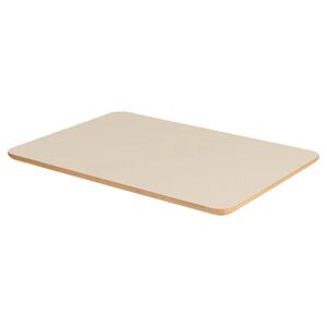 VEGA Tischplatte Duneo reckteckig; 80x55x2.5 cm (LxBxH); sand; rechteckig