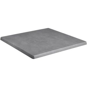 Topalit Tischplatte Topalit quadratisch; 60x60 cm (LxB); beton; quadratisch