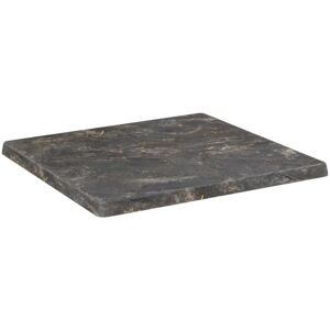 Topalit Tischplatte Topalit quadratisch; 70x70 cm (LxB); schwarz/gold/marmoriert; quadratisch