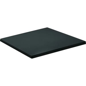 Topalit Tischplatte Topalit quadratisch; 60x60 cm (LxB); schwarz; quadratisch