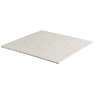 Topalit Tischplatte Finando quadratisch; 80x80 cm (LxB); weiss/marmoriert; quadratisch