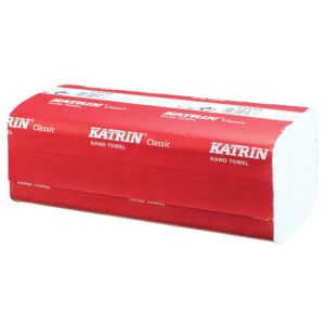 Katrin Falthandtuch Classic 2-lagig Z-Falz; 22.4x23 cm (BxH); weiss; 20 Stück / Packung