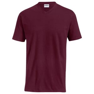 PULSIVA Herrenshirt Double-V; Kleidergrösse 3XL; bordeaux; 2 Stück / Packung
