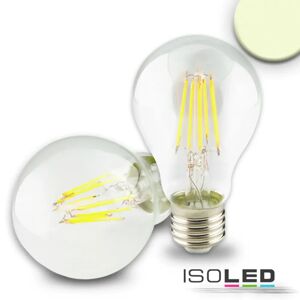 ISOLED LED Lampe E27 klar; 10.5x6 cm (LxØ); transparent