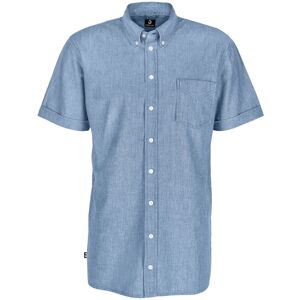 JOBELINE Herren Hemd Chambray Kurzarm; Kleidergrösse 39/40; blau JOBELINE Herren Hemd Chambray Kurzarm; Kleidergrösse 39/40; blau