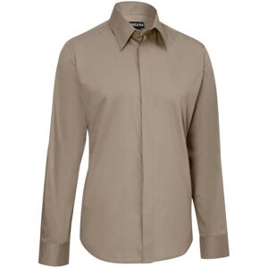 JOBELINE Herren Hemd Noah Langarm; Kleidergrösse 39/40; taupe JOBELINE Herren Hemd Noah Langarm; Kleidergrösse 39/40; taupe