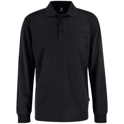 JOBELINE Herren Poloshirt Fly Langarm; Kleidergrösse XL; schwarz JOBELINE Herren Poloshirt Fly Langarm; Kleidergrösse XL; schwarz