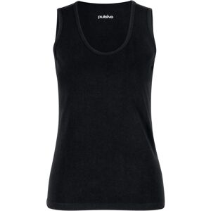 PULSIVA Damenshirt Double Tanktop; Kleidergrösse S; schwarz; 2 Stück / Pack PULSIVA Damenshirt Double Tanktop; Kleidergrösse S; schwarz; 2 Stück / Pack