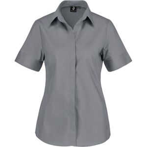 JOBELINE Damen Bluse Fiore Kurzarm; Kleidergrösse 48; grau JOBELINE Damen Bluse Fiore Kurzarm; Kleidergrösse 48; grau