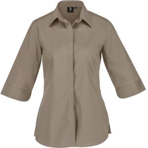 JOBELINE Damen Bluse Fiore Dreiviertelarm; Kleidergrösse 44; taupe JOBELINE Damen Bluse Fiore Dreiviertelarm; Kleidergrösse 44; taupe
