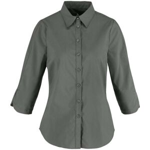JOBELINE Damen Bluse Porter Dreiviertelarm; Kleidergrösse 46; dunkelgrau JOBELINE Damen Bluse Porter Dreiviertelarm; Kleidergrösse 46; dunkelgrau
