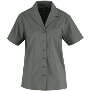 JOBELINE Damen Bluse Magnum Kurzarm; Kleidergrösse 42; dunkelgrau JOBELINE Damen Bluse Magnum Kurzarm; Kleidergrösse 42; dunkelgrau