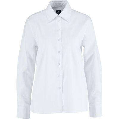 JOBELINE Damen Bluse Porter Langarm, Comfort Fit; Kleidergrösse 42; weiss JOBELINE Damen Bluse Porter Langarm, Comfort Fit; Kleidergrösse 42; weiss
