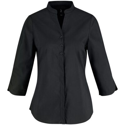 JOBELINE Damen Bluse Lani Dreiviertelarm; Kleidergrösse 44; schwarz JOBELINE Damen Bluse Lani Dreiviertelarm; Kleidergrösse 44; schwarz
