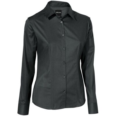 JOBELINE Damen Bluse Cecaria Langarm; Kleidergrösse 46; schwarz JOBELINE Damen Bluse Cecaria Langarm; Kleidergrösse 46; schwarz