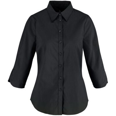 JOBELINE Damen Bluse Porter Dreiviertelarm; Kleidergrösse 50; schwarz JOBELINE Damen Bluse Porter Dreiviertelarm; Kleidergrösse 50; schwarz