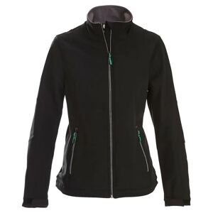 Printer Active Wear Damen-Softshelljacke Mika; Kleidergrösse XL; schwarz