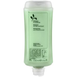 VEGA Spendersystem Shampoo & Duschgel Green Tea Kunststoff recycelt; 330 ml; hellgrün; 24 Stück / Packung