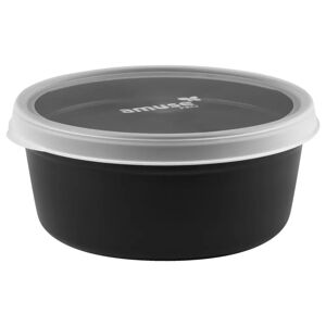 Amuse Pro Mehrweg-Menübehälter Amuse Pro rund; 1200ml, 18x7.7 cm (ØxH); schwarz; rund; 10 Stück / Packung