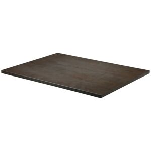 VEGA Tischplatte Maliana rechteckig; 120x80 cm (LxB); metall antik; rechteckig