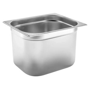 PULSIVA GN-Behälter Basic 1/2; Grösse GN 1/2, 12500ml, 32.5x26.5x20 cm (LxBxT); silber