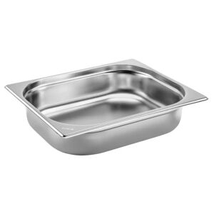 PULSIVA GN-Behälter Basic 1/2; Grösse GN 1/2, 4000ml, 32.5x26.5x6.5 cm (LxBxT); silber