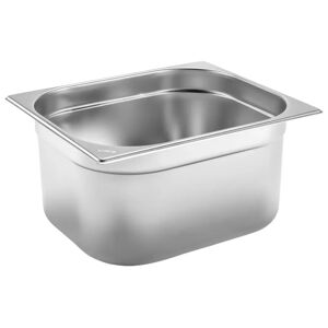 PULSIVA GN-Behälter Basic 1/2; Grösse GN 1/2, 9500ml, 32.5x26.5x15 cm (LxBxT); silber